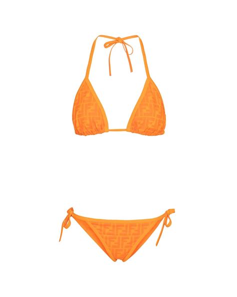 fendi costumi|orange fendi bikini.